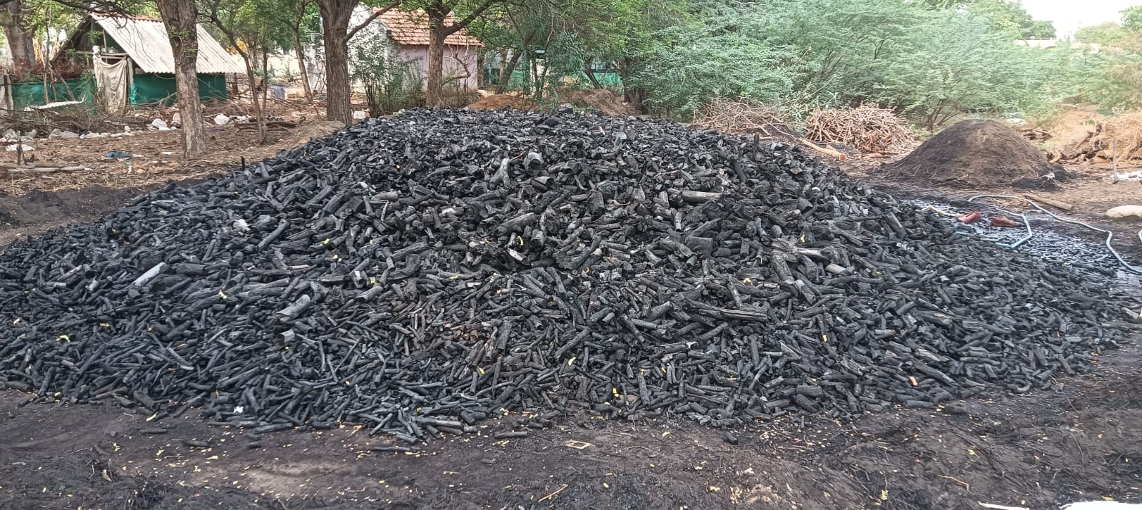 Charcoal Stockpile
